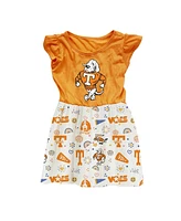 Wes & Willy Toddler Tennessee Orange Volunteers Vault Princess Dress