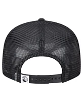 New Era Men's Black Minnesota Timberwolves 9FIFTY Snapback Trucker Hat