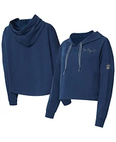 Concepts Sport Women's Navy San Diego Fc Elevation Tri-Blend Long Sleeve Pullover Hoodie