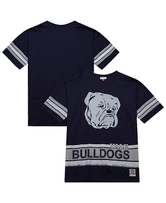 Mitchell & Ness Men's Navy Yale Bulldogs Fashion Oversized T-Shirt