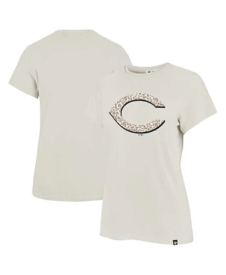 '47 Brand Women's Oatmeal Cincinnati Reds Panthera Frankie T-Shirt