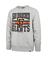 '47 Brand Men's Gray San Francisco Giants Letters Headline Pullover Sweatshirt