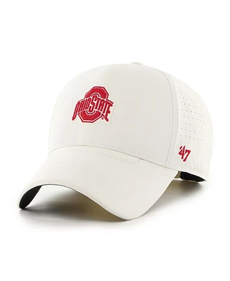 '47 Brand Men's Cream Ohio State Buckeyes Forward Vent Mvp Adjustable Hat