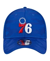 New Era Men's Royal Philadelphia 76ers Subtle Camo 39THIRTY Flex Hat