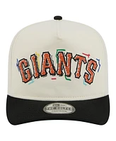 New Era Men's White San Francisco Giants Team Scribble Golfer Adjustable Hat