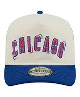 New Era Men's White Chicago Cubs Team Scribble Golfer Adjustable Hat
