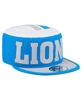 New Era Men's Blue Detroit Lions Throwback Retro Painter Snapback Hat