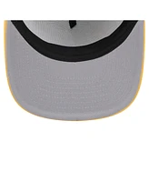New Era Men's White/Yellow Seattle Mariners Retro Script Trucker 9FIFTY Snapback Hat