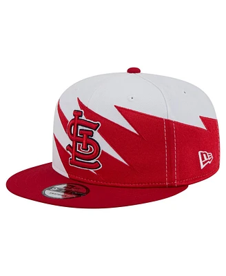 New Era Men's Red/White St. Louis Cardinals Jagged 9FIFTY Snapback Hat