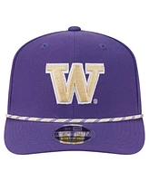New Era Men's Purple Washington Huskies Game Day Multi-Rope 9SEVENTY Stretch-Snap Hat