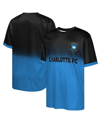 Outerstuff Big Boys and Girls Black Charlotte Fc Stalwart Defender T-Shirt