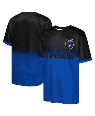 Outerstuff Big Boys and Girls Black San Jose Earthquakes Stalwart Defender T-Shirt