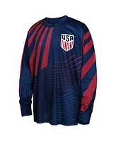 Outerstuff Big Boys and Girls Navy Usmnt Nifty Netminder Long Sleeve T-Shirt