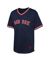 Outerstuff Big Boys and Girls Navy Boston Red Sox Relief Pitcher V-neck T-Shirt