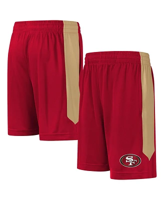 Outerstuff Big Boys and Girls Scarlet San Francisco 49ers Fashion Shorts
