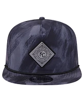 New Era Men's Navy Kansas City Royals Printed Golfer Snapback Hat
