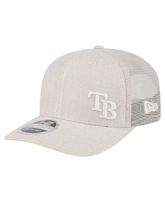 New Era Men's Light Beige Tampa Bay Rays Flawless 9SEVENTY Stretch-Snap Hat
