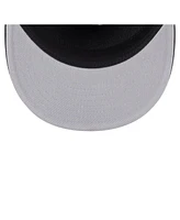 New Era Men's Black Boston Celtics Adventure Canvas Split Panel 9FIFTY Snapback Hat