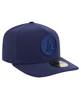 New Era Men's Navy Atlanta United Fc Color Pack A-Frame 59FIFTY Fitted Hat