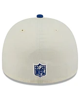 New Era Men's Cream/Royal York Giants 2025 Nfl Draft A-Frame 59FIFTY Fitted Hat