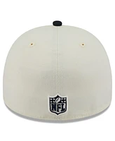 New Era Men's Cream/Navy Houston Texans 2025 Nfl Draft A-Frame 59FIFTY Fitted Hat
