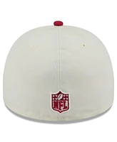 New Era Men's Cream/Cardinal Arizona Cardinals 2025 Nfl Draft A-Frame 59FIFTY Fitted Hat
