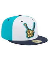 New Era Men's White Nashville Sounds Copa de la Diversion 59FIFTY Fitted Hat