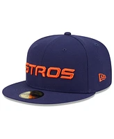 New Era Men's Navy Houston Astros 2025 City Connect Fan Pack 59FIFTY Fitted Hat