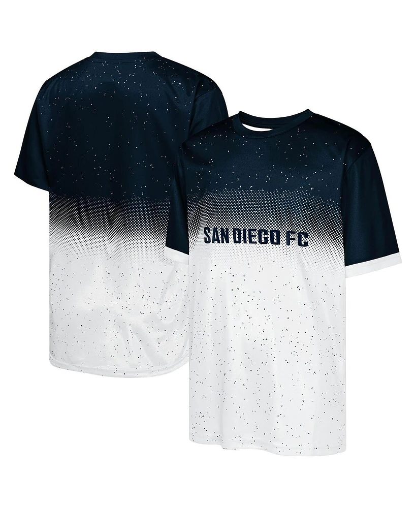 Outerstuff Big Boys and Girls Navy San Diego Fc Stalwart Defender T-Shirt