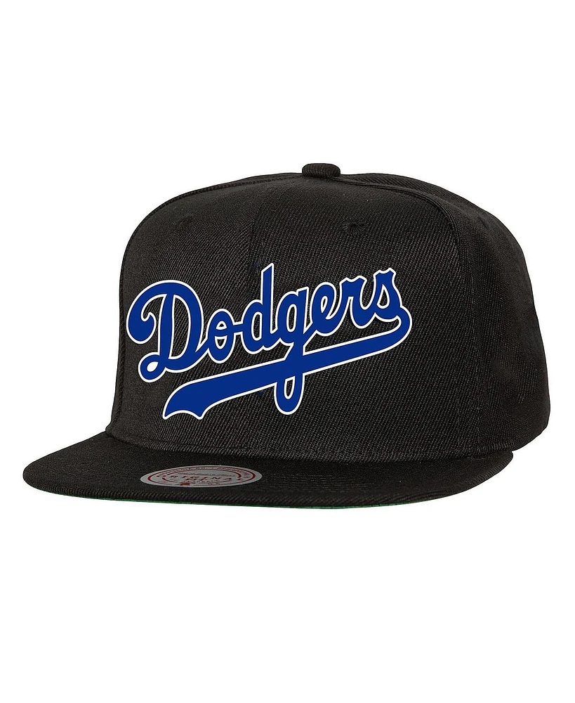 Mitchell & Ness Men's Los Angeles Dodgers Cooperstown Collection Basic Flip Snapback Hat