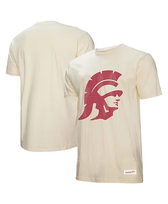 Mitchell & Ness Men's Cream Usc Trojans Vintage Tone T-Shirt