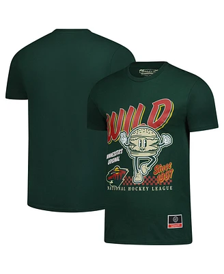 Mitchell & Ness Men's Green Minnesota Wild Local Food T-Shirt