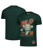 Mitchell & Ness Men's Green Minnesota Wild Local Food T-Shirt