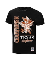 Mitchell & Ness Men's Black Texas Longhorns Retro Brush Mineral Wash T-Shirt