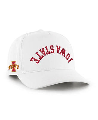 '47 Brand Men's White Iowa State Cyclones Flip Script Hitch Adjustable Hat