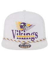 New Era Men's White Minnesota Vikings Collide Golfer Snapback Hat