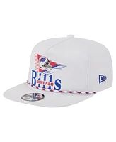 New Era Men's White Buffalo Bills Collide Golfer Snapback Hat