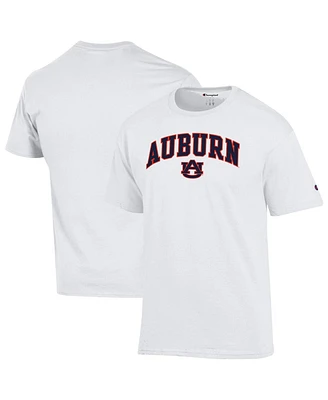 Champion Men's White Auburn Tigers Arched Logo T-Shirt