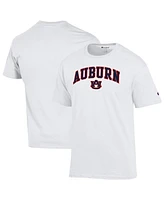 Champion Men's White Auburn Tigers Arched Logo T-Shirt
