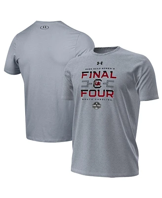 Under Armour Men's Gray South Carolina Gamecocks 2025 Ncaa Women's Basketball Tournament March Madness Final Four Locker Room T-Shirt
