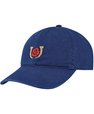Smathers & Branson Men's and Women's Navy Kentucky Derby Horseshoe and Rose Adjustable Hat