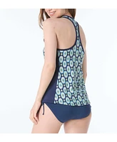 Beach House Women's Nikki Scarf Textured Tankini Top