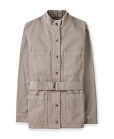 Celtic & Co. Women's Canvas Safari Utility Jacket
