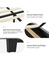 Nuria 81"Bed-King with Wingback Design