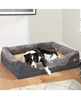 Bingopaw Luxury Large Warm Washable Orthopedic Pet Bed for Dogs/Cats
