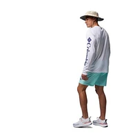 Columbia Mens Terminal Tackle Long Sleeve Shirt With Pfg Rambler Short Bora Bora Booney Hat
