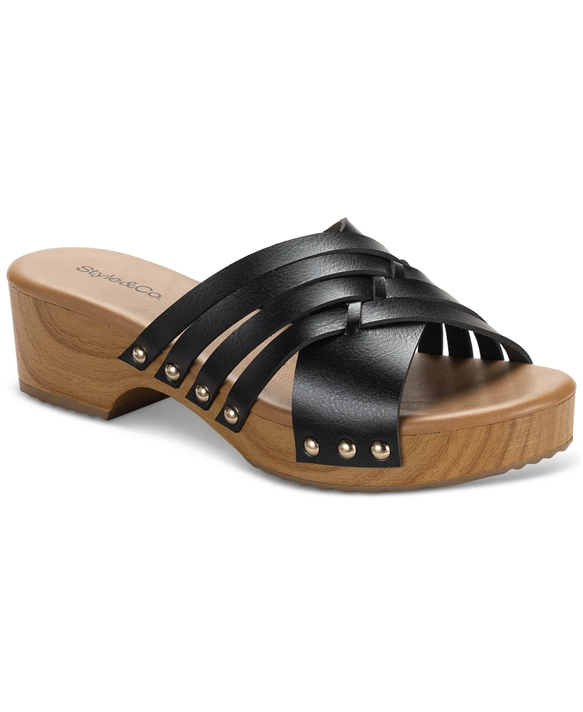 Style & Co Women's Darynn Clog Sandals, Exclusively at Macy's