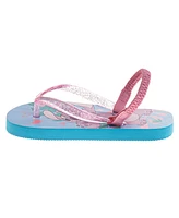 Disney Toddler Girls Stitch and Angel Dual Sizes Flip Flop Slippers