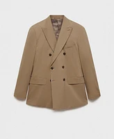 Mango Men's Monaco Double-Breasted Slim-Fit Suit Blazer