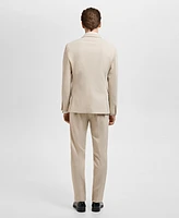 Mango Men's Stretch Fabric Super Slim-Fit Suit Blazer